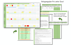 Belegungsplan in Excel: Die Verwaltung Ihrer Ferienwohnung oder Airbnb-Unterkunft erfordert Organisation und Übersicht.