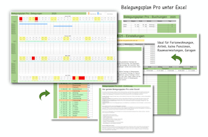 Belegungsplan in Excel: Die Verwaltung Ihrer Ferienwohnung oder Airbnb-Unterkunft erfordert Organisation und Übersicht.